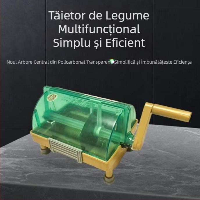 Tăietor manual multifuncțional pentru legume Zhuangde, grosime 3 mm, pentru ardei iute, ceapă verde tocată și coriandru; potrivit pentru restaurante de grătar