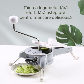 Tăietor multifuncțional pentru legume – răzuitor și feliator din oțel inoxidabil pentru cartofi, morcovi și alte legume