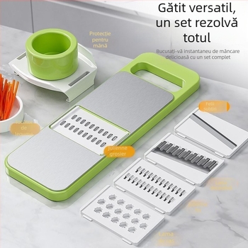 Tăietor de legume și răzător multifuncțional pentru bucătărie