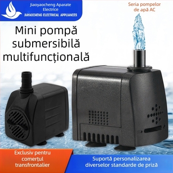 Pompa de apă submersibilă mini multifuncțională pentru acvariu, filtrare tip fântână și funcționare silențioasă