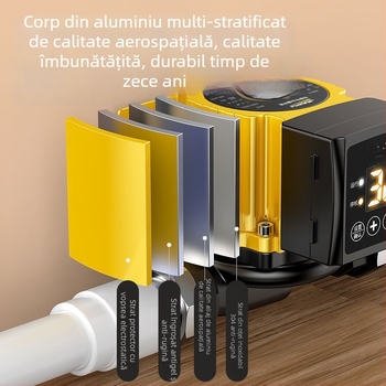 Pompă de circulație pentru încălzire casnică, silențioasă, 220V, pompă de retur a apei de la cazan, pentru încălzire prin pardoseală și conducte de apă caldă