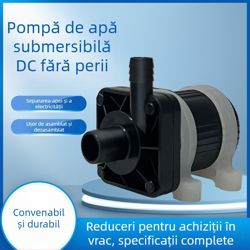 Pompa submersibilă DC fără peri, nailon, rezistentă la temperaturi înalte, 12V, mică pompă pentru dispozitiv de înfrumusețare cu cap terapeutic