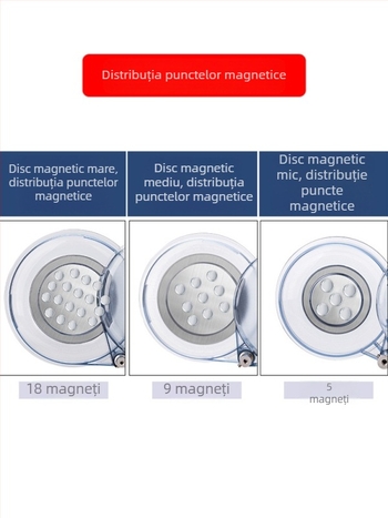 Tavă de momeli complet magnetică pentru cutie universală de pescuit, magnet puternic, trei în unu, vas mini de formă disc