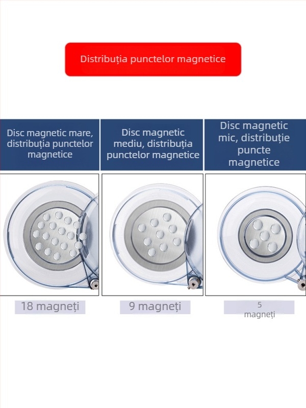 Tavă de momeli complet magnetică pentru cutie universală de pescuit, magnet puternic, trei în unu, vas mini de formă disc