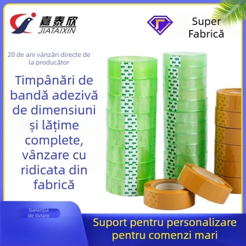 Bandă adezivă transparentă pentru papetărie, cu aderență înaltă, pentru proiecte de scrapbooking și jurnal, role mici, lățimi 12/18 mm, lungimi 17/22/25 yd