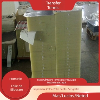 Set de film pentru transfer termic, versiune groasă, desprindere la rece și la cald, finisaje mate, satinate și lucioase, peliculă PET de eliberare