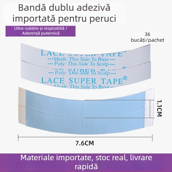 Film pentru perucă cu LACESUPERTAPE pentru împletire și înlocuire păr, folie adezivă dublă