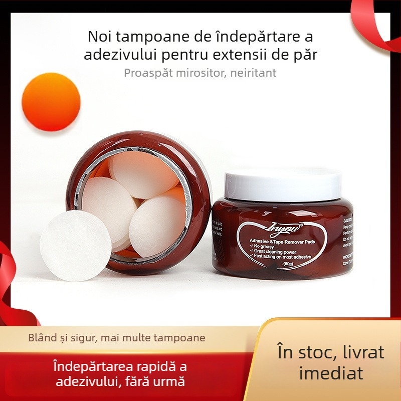 Îndepărtător de adeziv pentru peruci cu extracte vegetale – îndepărtare ușoară a adezivului pentru păr