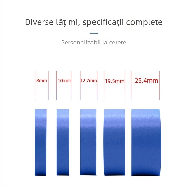Bandă adezivă albastră pentru peruci și extensii de păr fără cusături