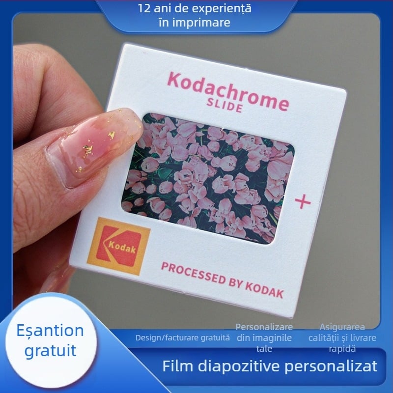 Film de inversiune transparent pentru imprimare pe diapozitive — fotografii personalizate DIY, semn de carte transparent pentru zile de naștere și absolvire