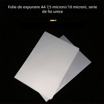 Folie foto-sensibilă pentru expunerea ștampilelor, format A4