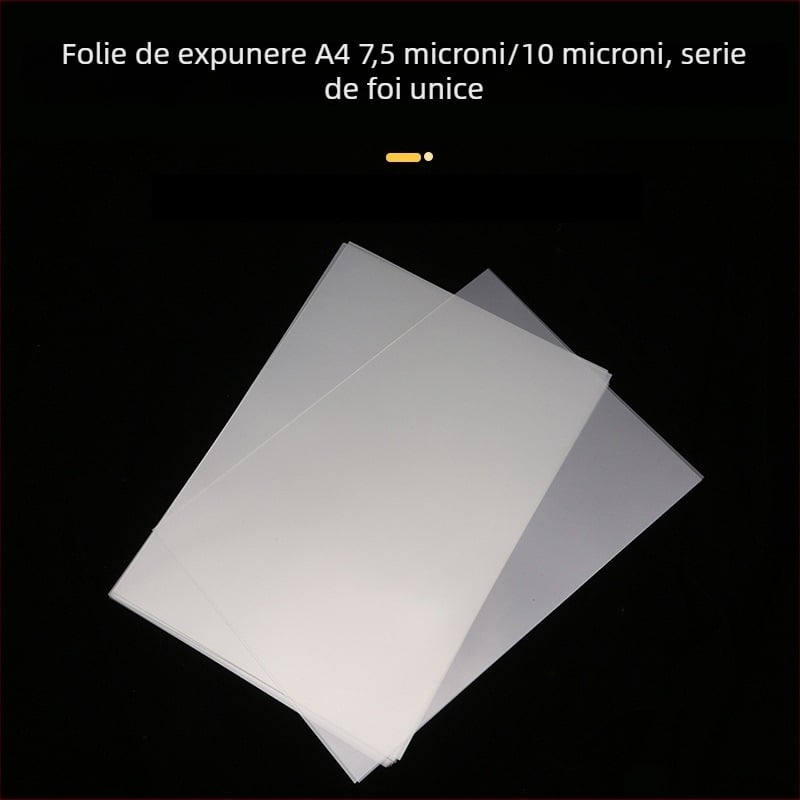 Folie foto-sensibilă pentru expunerea ștampilelor, format A4
