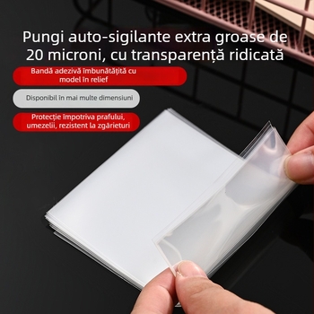 Haoding autocolante foto din film cu patru cadre, card de marcaj 5x15, pungă zip protecție la praf