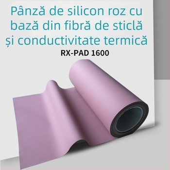 Folie roză de silicon pentru conductivitate termică și izolație a alimentării, înlocuiește SP900S
