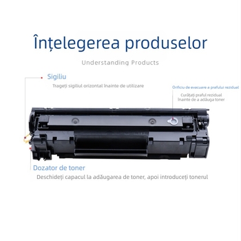 Cartuș de toner HP CC388A compatibil, personalizat pentru M1216nfh, M126/NW, M1218NFS și M1314