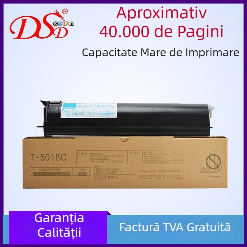 Cartuș toner Toshiba T5018C pentru e-STUDIO 2518A, 3018A, 3518A și 4518A