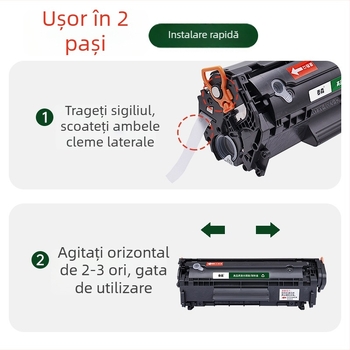 Cartuș toner Q2612A pentru HP M1005 și HP 1020 – reîncărcabil, 2.500 pagini