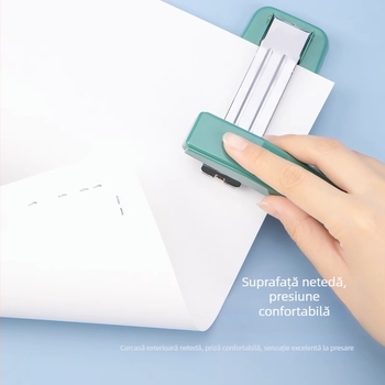 Capsator rotativ 0414F, pentru acasă și birou, compact și portabil, capsare până la 25 de foi