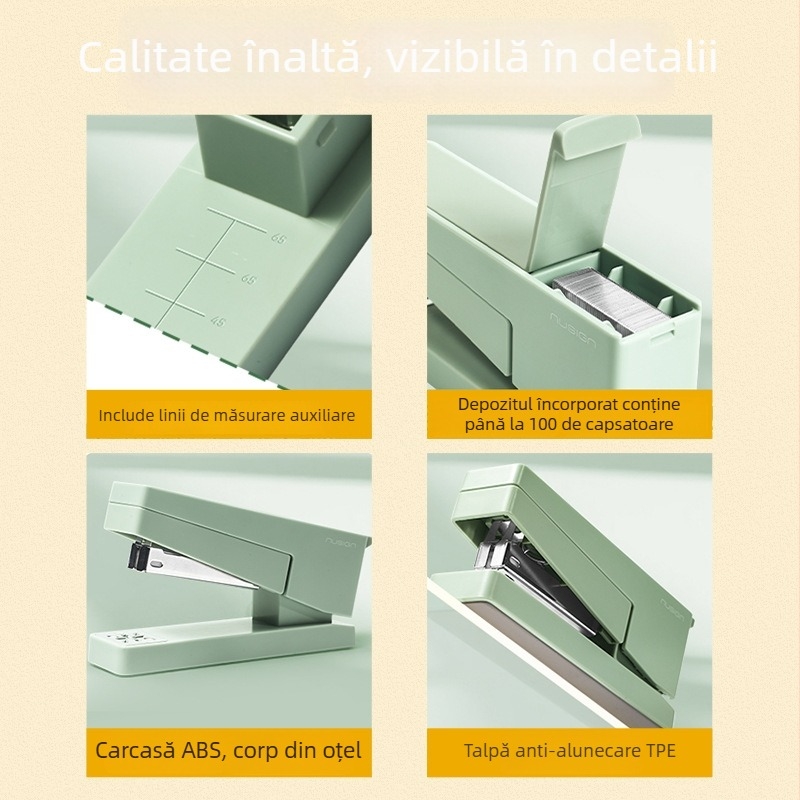 NS089 Capsator rotativ cu scară încorporată pentru linia centrală, capsator mic pentru elevi și birou