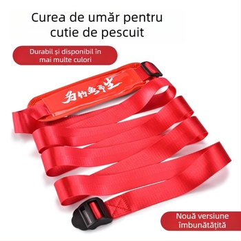 Curea universală pentru cutia de pescuit, cu umăr căptușit, lățime extinsă și cataramă