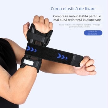 Protecție pentru încheieturi cu placă de aluminiu pentru stabilizare, protecție anti-rotire, curea de compresie pentru teaca tendonului, mansetă protector respirabil cu plasă