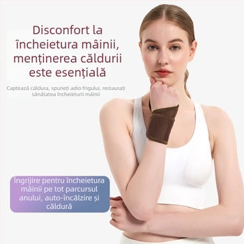 Brățară magnetică de încălzire a încheieturii — neopren, respirabilă, suport cald pentru încheietură și protecție articulară