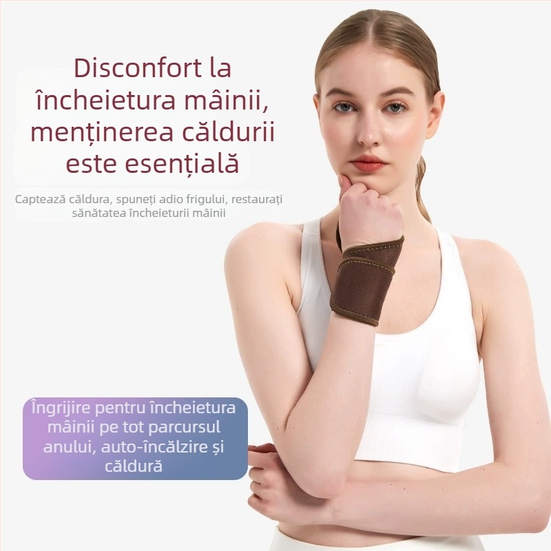 Brățară magnetică de încălzire a încheieturii — neopren, respirabilă, suport cald pentru încheietură și protecție articulară