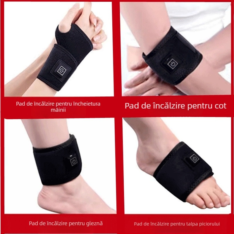 Brățară încălzită USB cu Mugwort, design perforat
