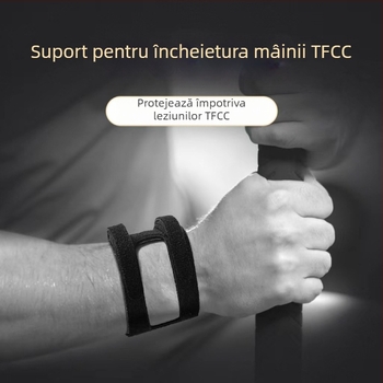Protecție TFCC pentru încheietura mâinii, pentru badminton și baschet, suport ultra-subțire pentru fixare în entorse și reabilitare