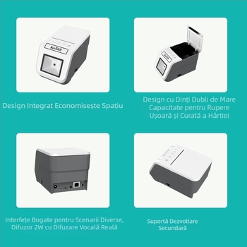 Mașină all-in-one 4G pentru scanarea codurilor QR și imprimare, destinate achizițiilor de grup, validare cupoane, imprimare automată, imprimantă în cloud, integrare MQTT cu sisteme terțe