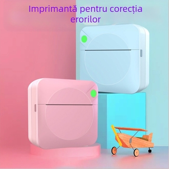 Meow Meow imprimantă termică mini portabilă Bluetooth pentru fotografii de pe telefon