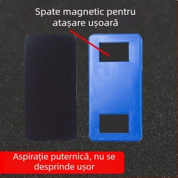Ștergător magnetic dual pentru tablă albă și tablă neagră, ștergător pentru cretă pentru școală și casă, atașabil la tablă, utilizare uscată și umedă