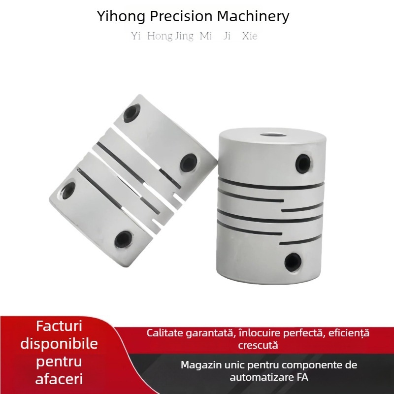 Cuplaj din aliaj de aluminiu cu înfășurare pe fir, șurub de fixare, encodor elastic, servomotor cu cuplu înalt pentru imprimante 3D