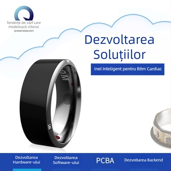 Inel inteligent cu ECG pentru monitorizarea ritmului cardiac, a tensiunii arteriale și a pulsului – soluție de monitorizare a sănătății