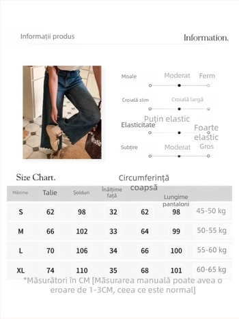 Zy3835 Blugi cu broderie dantelată, croială largă, primăvară timpurie