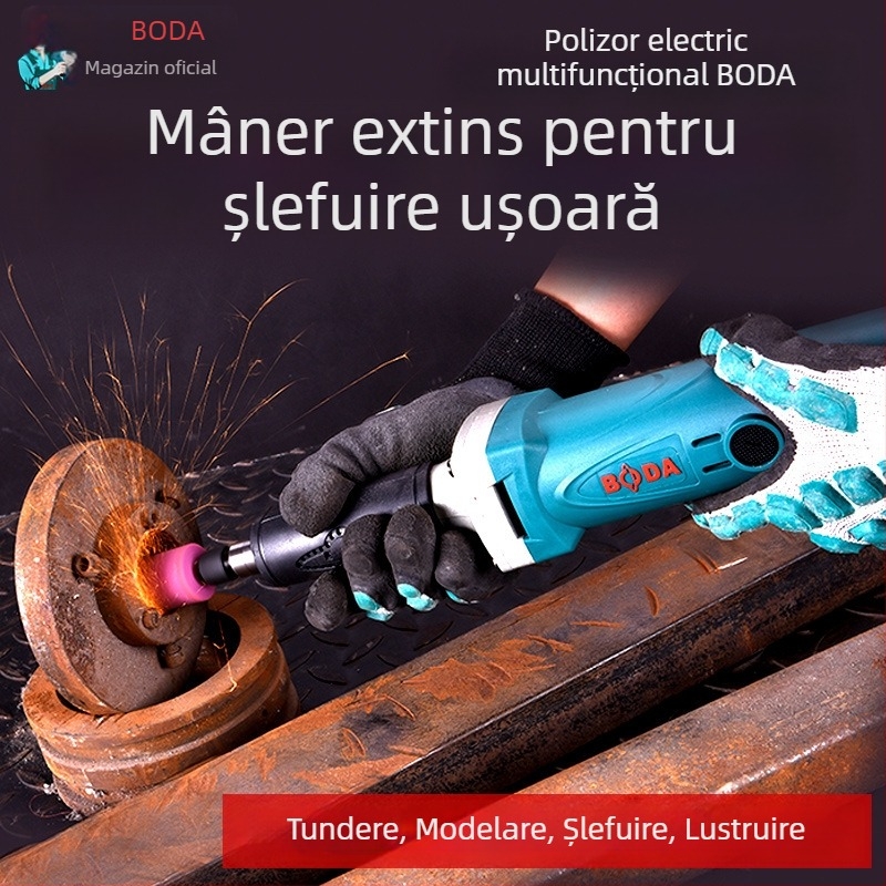 Polizor electric GD2-25 pentru gravură în lemn și sculptură în rădăcini, șlefuire de matrițe, putere mare, viteză reglabilă, sculptură și polisare jad și piatră