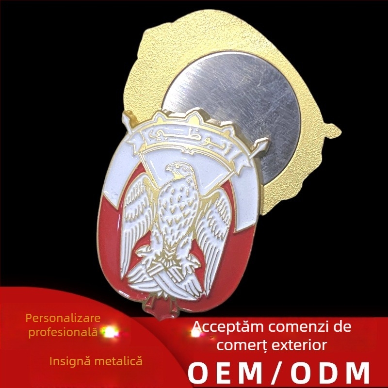 Insignă metalică emailată, personalizată, medalie memorială pentru maratonul școlar și evenimente corporative