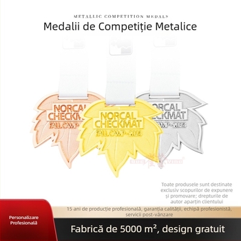 Medalii personalizate de maraton în aur, argint și bronz pentru evenimente de atletism și medalii comemorative pentru alergare