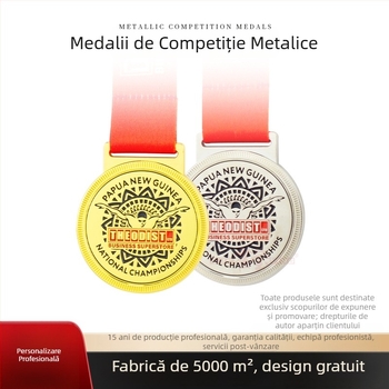 Medalii personalizate de maraton în aur, argint și bronz pentru evenimente de atletism și medalii comemorative pentru alergare