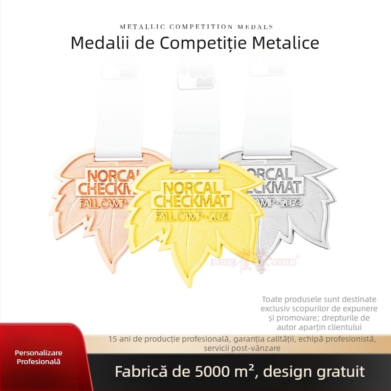 Medalii personalizate de maraton în aur, argint și bronz pentru evenimente de atletism și medalii comemorative pentru alergare