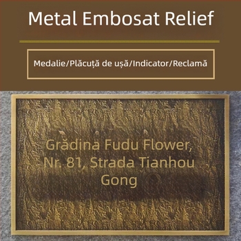 Plăci metalice de semne, plăci de ușă reliefate, gravură din aluminiu de înaltă calitate, plăci indicator 3D din cupru pur, semne autorizate, plăci de premii corporative, comenzi la comandă