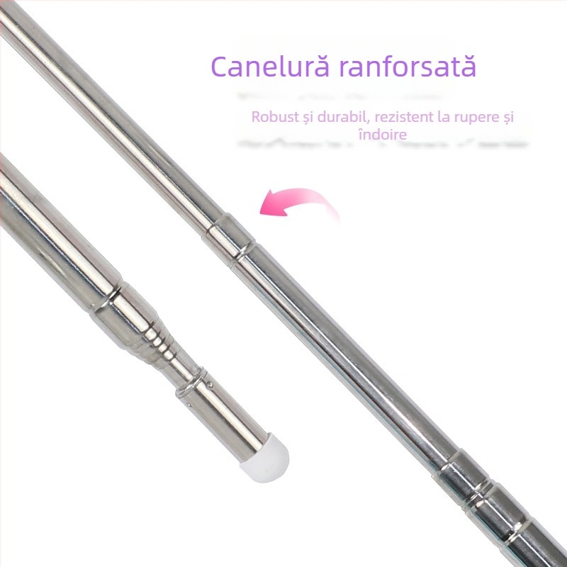 Punctator telescopic pentru ecran infraroșu – tijă de învățare din metal, 1 m lungime