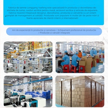 Insignă personalizată pentru nume cu clips cu pin - Placă de nume pentru angajat din aliaj de aluminiu