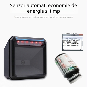 Platforma MP7000 de scanare QR pentru casa de marcat a supermarketului, scanner de coduri de bare de înaltă viteză