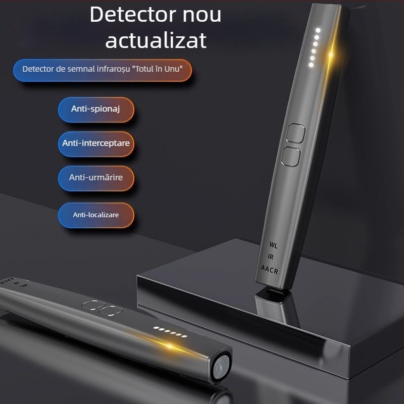 Detector de camere pentru hoteluri – anti-spionaj, anti-supraveghere, detectare prin scanare infraroșie