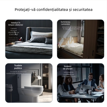 Detector pentru camere de hotel cu scanare infraroșie inteligentă și alarmă