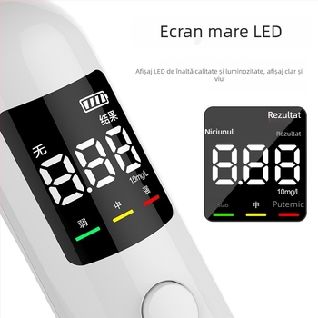 Detector digital cu afișaj pentru agenți fluorescenți de albire în absorbante și haine pentru bebeluși, cu lumină UV