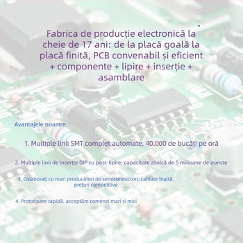 Proiectare și dezvoltare placă de bază pentru detectarea bancnotelor și numărătoare de bancnote, PCB și asamblare SMT