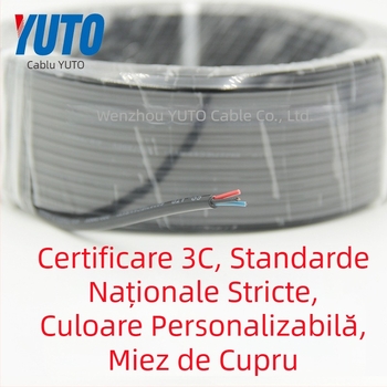 Cablu de alimentare RVV 3x0.2/0.3/0.5 mm² pentru numărător de bani și detector de bancnote contrafăcute