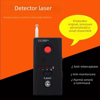CC308+ Scaner wireless pentru semnale anti-spionaj și detectarea camerelor ascunse